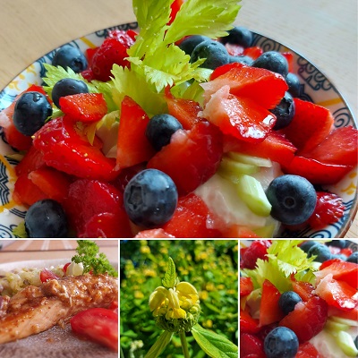 Eine gesunde, ausgewogener Küche mit viel Gemüse aber auch gutem Fleisch und Fisch ist ein wichtiger Schlüssel zum Wohlbefinden. Mit Kreativität lassen sich dabei oft schnelle Gerichte zaubern.